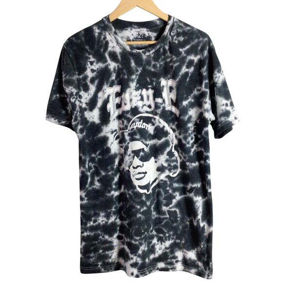 Easy-E HipHop Rapper Compton tie dye raptee T Shirt Large - Picture 1 of 4